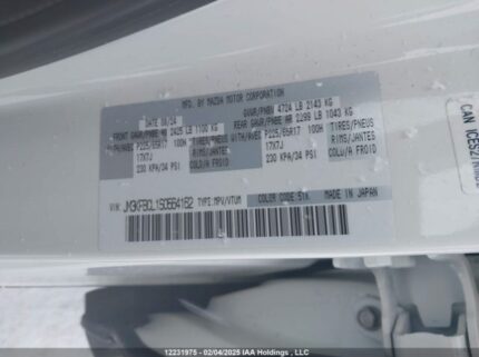 JM3KFBCL1S0564162 2025 MAZDA