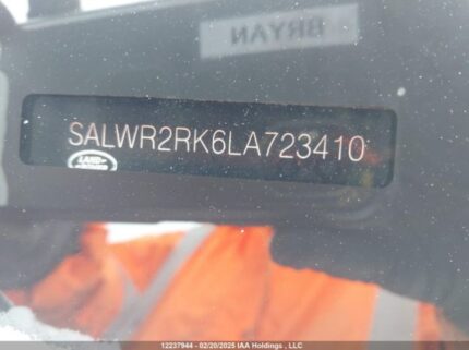 SALWR2RK6LA723410 2020 LAND ROVER