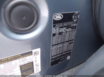 SALYJ2EU0MA308673 2021 LAND ROVER