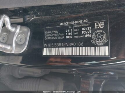 W1K5J5BB1PN331679 2023 MERCEDES-BENZ