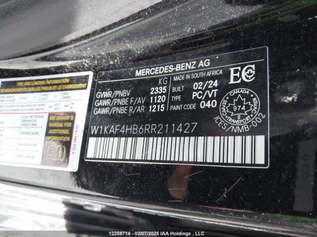 W1KAF4HB6RR211427 2024 MERCEDES-BENZ