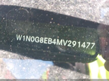 W1N0G8EB4MV291477 2021 MERCEDES-BENZ