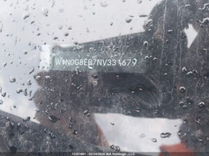 W1N0G8EB7NV079837 2022 MERCEDES-BENZ