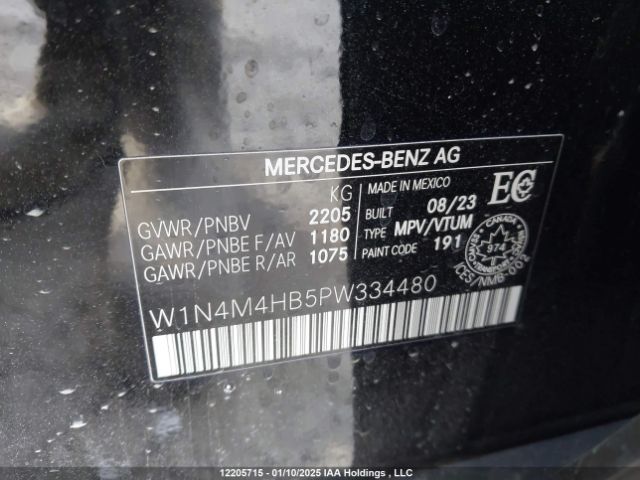 W1N4M4HB5PW334480 2023 MERCEDES-BENZ