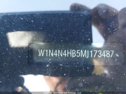 W1N4N4HB5MJ173487 2021 MERCEDES-BENZ