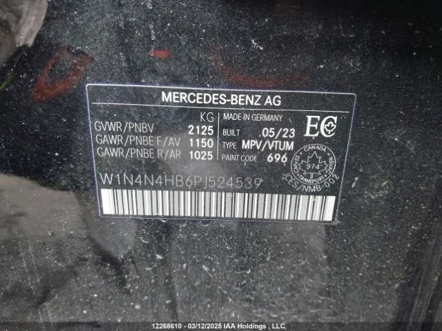 W1N4N4HB6PJ524539 2023 MERCEDES-BENZ
