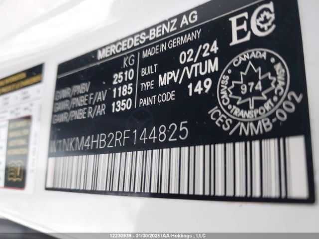 W1NKM4HB2RF144825 2024 MERCEDES-BENZ