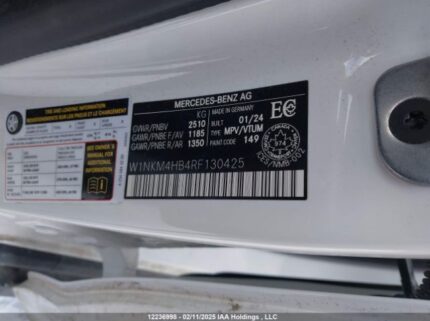 W1NKM4HB4RF130425 2024 MERCEDES-BENZ