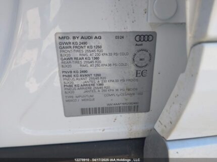 WA14AAFY6R2082460 2024 AUDI