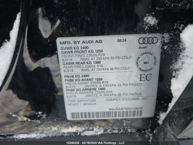 WA1AAAFY5R2128878 2024 AUDI
