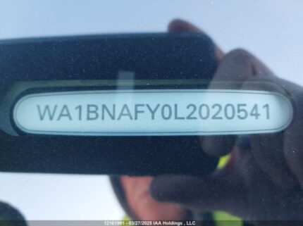 WA1BNAFY0L2020541 2020 AUDI