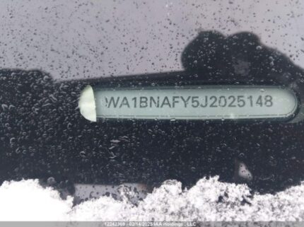 WA1BNAFY5J2025148 2018 AUDI