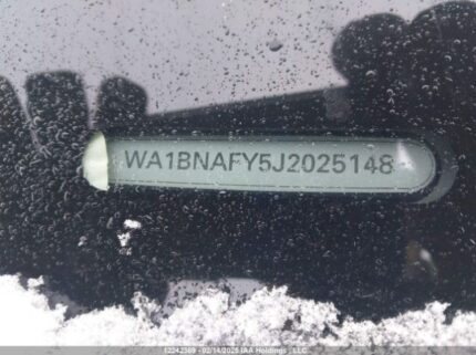 WA1BNAFY5J2025148 2018 AUDI