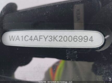WA1C4AFY3K2006994 2019 AUDI