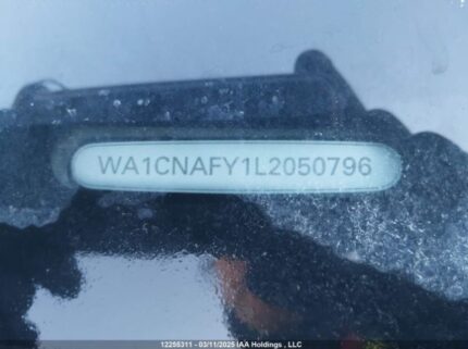 WA1CNAFY1L2050796 2020 AUDI