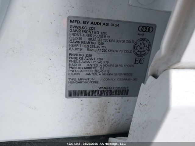 WA1DECF31R1137021 2024 AUDI