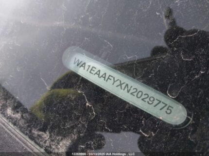 WA1EAAFYXN2029775 2022 AUDI