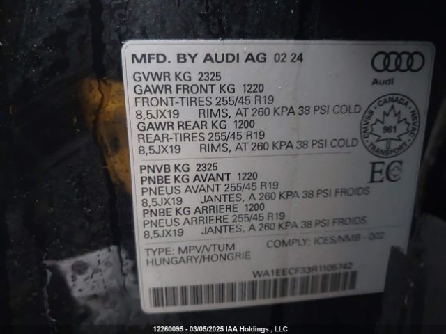 WA1EECF33R1106742 2024 AUDI