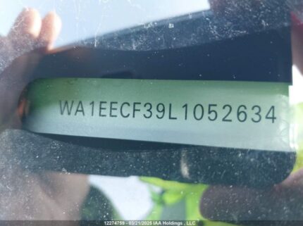 WA1EECF39L1052634 2020 AUDI