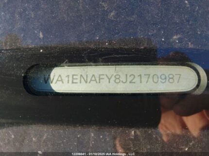 WA1ENAFY8J2170987 2018 AUDI