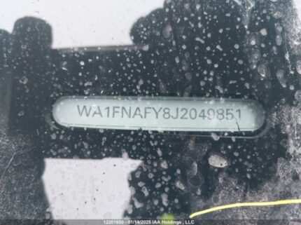 WA1FNAFY8J2049851 2018 AUDI