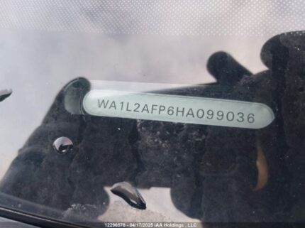 WA1L2AFP6HA099036 2017 AUDI