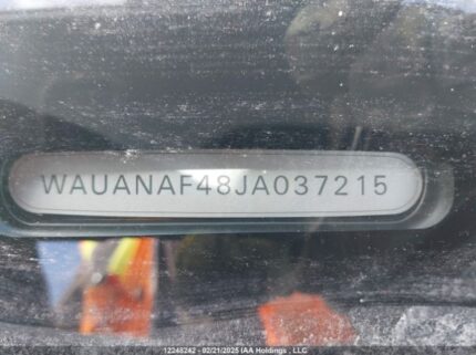 WAUANAF48JA037215 2018 AUDI