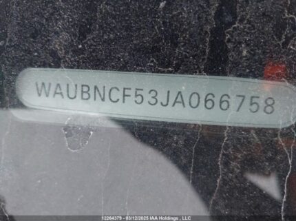 WAUBNCF53JA066758 2018 AUDI