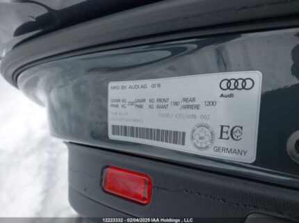 WAUC4CF59JA089503 2018 AUDI