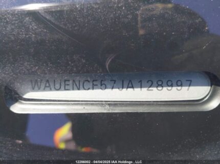 WAUENCF57JA128997 2018 AUDI