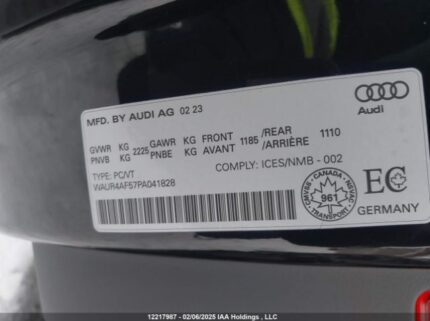 WAUR4AF57PA041828 2023 AUDI