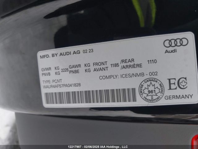 WAUR4AF57PA041828 2023 AUDI
