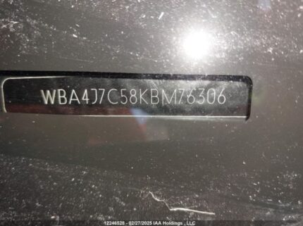 WBA4J7C58KBM76306 2019 BMW