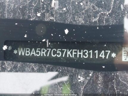 WBA5R7C57KFH31147 2019 BMW