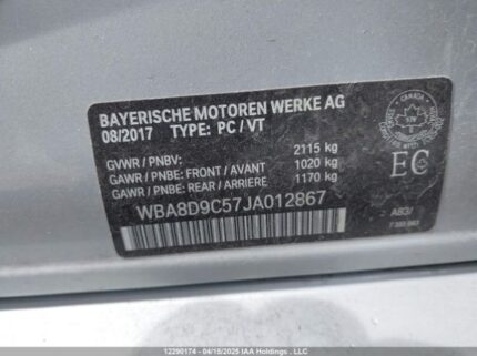 WBA8D9C57JA012867 2018 BMW