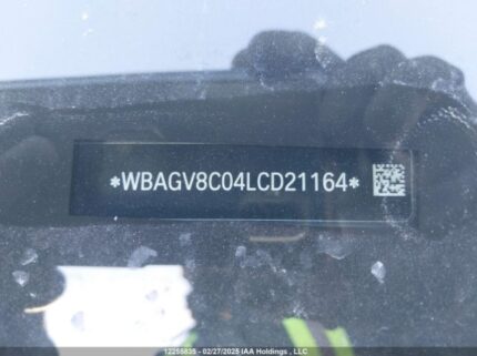 WBAGV8C04LCD21164 2020 BMW