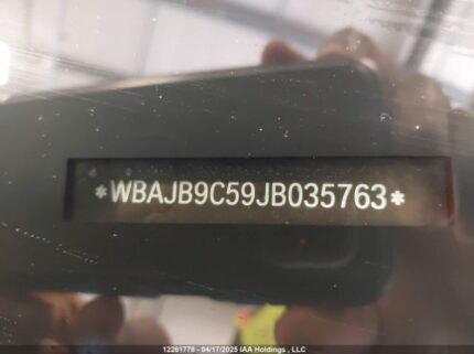 WBAJB9C59JB035763 2018 BMW