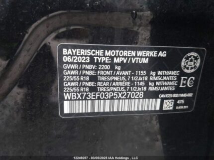 WBX73EF03P5X27028 2023 BMW