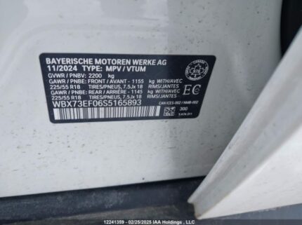 WBX73EF06S5165893 2025 BMW