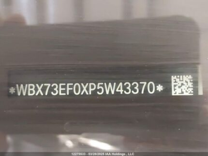 WBX73EF0XP5W43370 2023 BMW