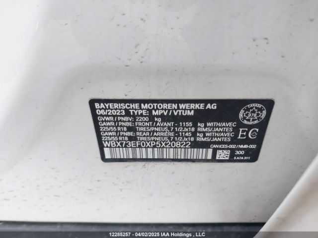 WBX73EF0XP5X20822 2023 BMW