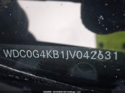 WDC0G4KB1JV042631 2018 MERCEDES-BENZ