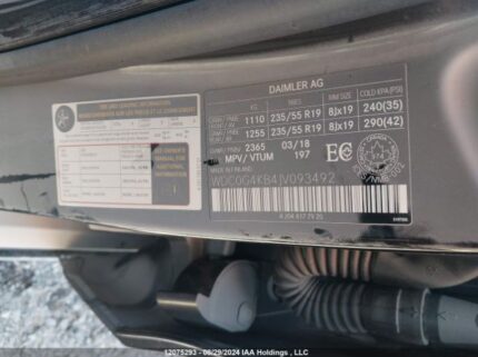 WDC0G4KB4JV093492 2018 MERCEDES-BENZ