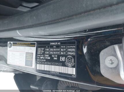 WDC0G8EB6LV229532 2020 MERCEDES-BENZ