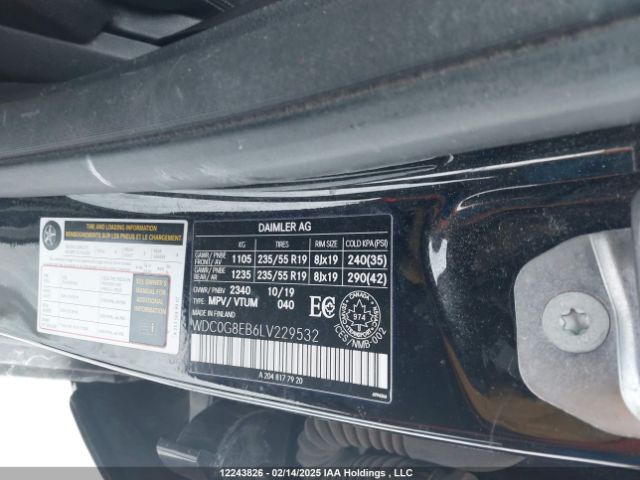 WDC0G8EB6LV229532 2020 MERCEDES-BENZ