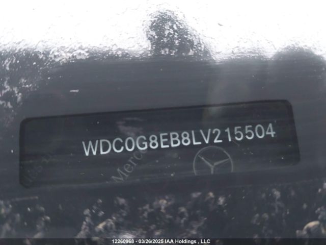 WDC0G8EB8LV215504 2020 MERCEDES-BENZ