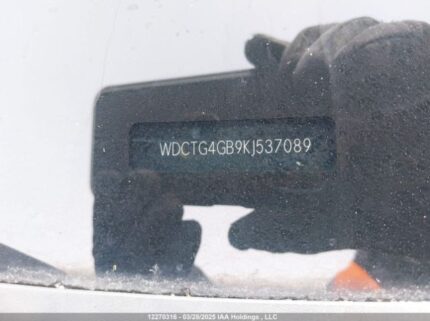 WDCTG4GB9KJ537089 2019 MERCEDES-BENZ