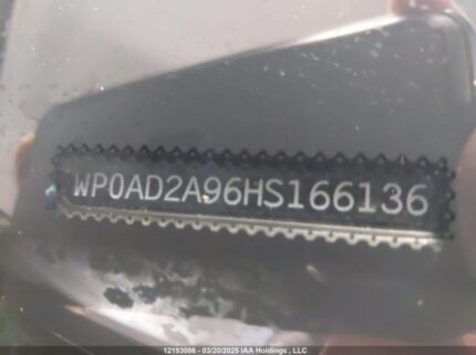 WP0AD2A96HS166136 2017 PORSCHE