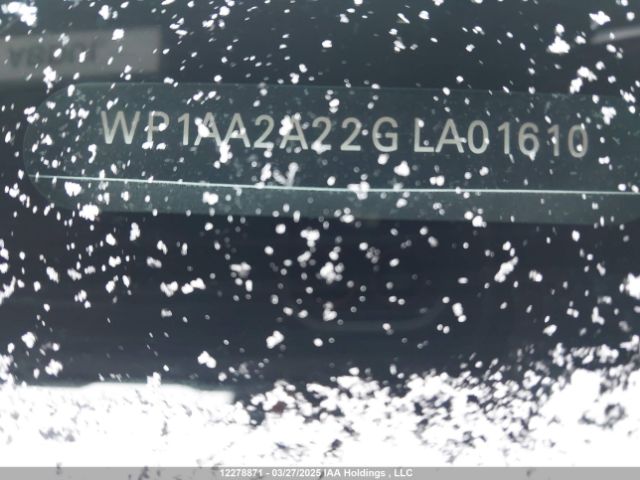 WP1AA2A22GLA01610 2016 PORSCHE