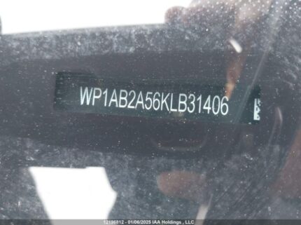 WP1AB2A56KLB31406 2019 PORSCHE